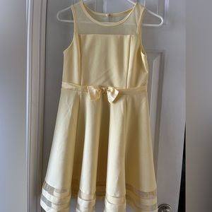 Yellow classic dress. Calvin Klein. Size 14.